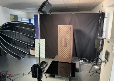 Foto eines professionellen Produkt-Foto-Setups