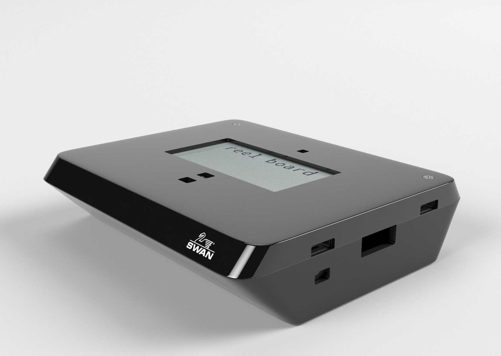 3D-Produkt-Visualisierung einer Sensorbox (geschlossen)